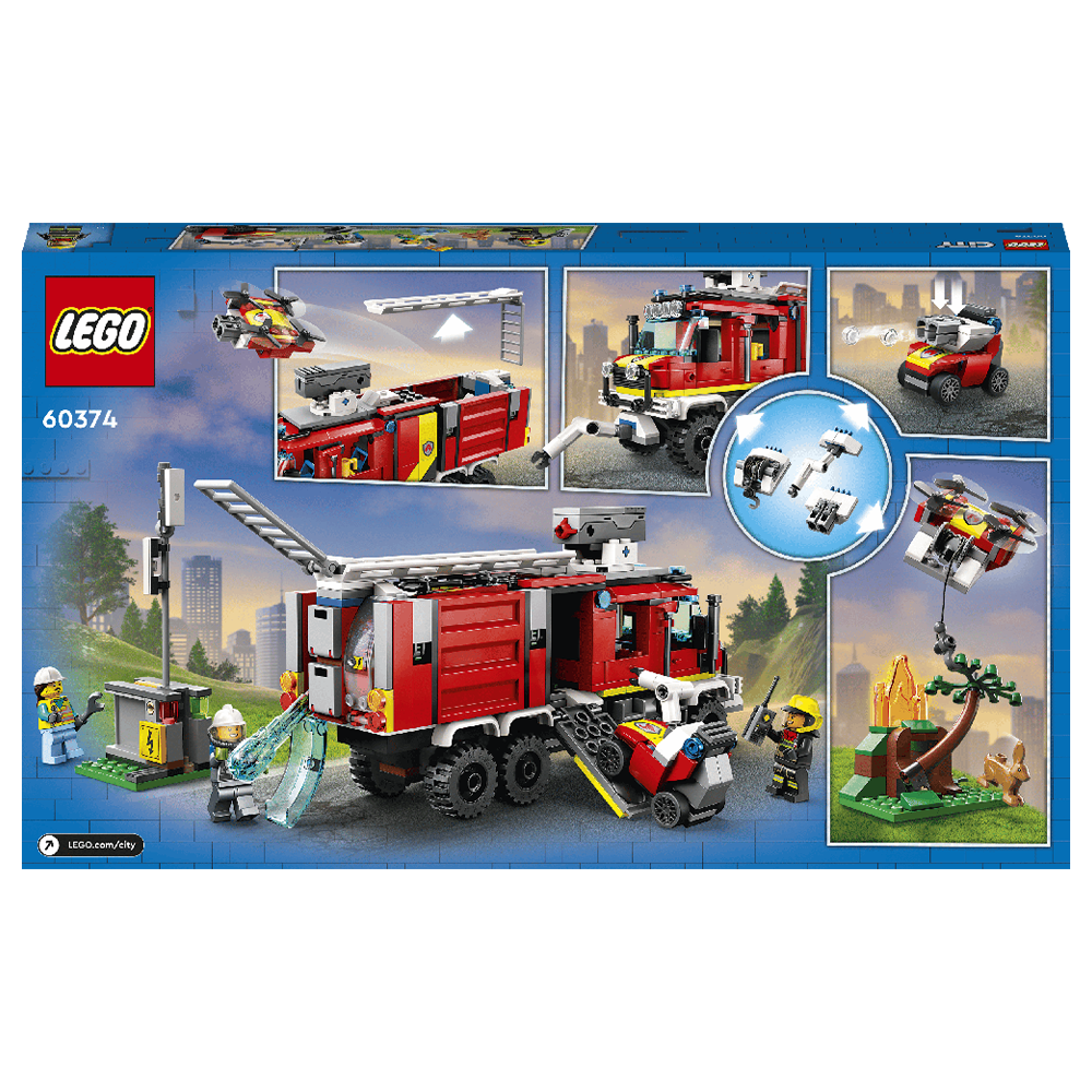 60374 Lego City Fire Command Truck