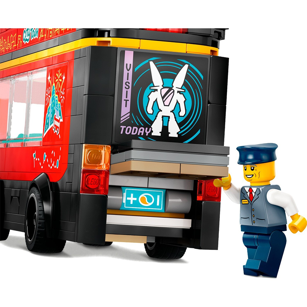 Lego60407 Lego City Red Double-Decker Sightseeing Buspapell.gr