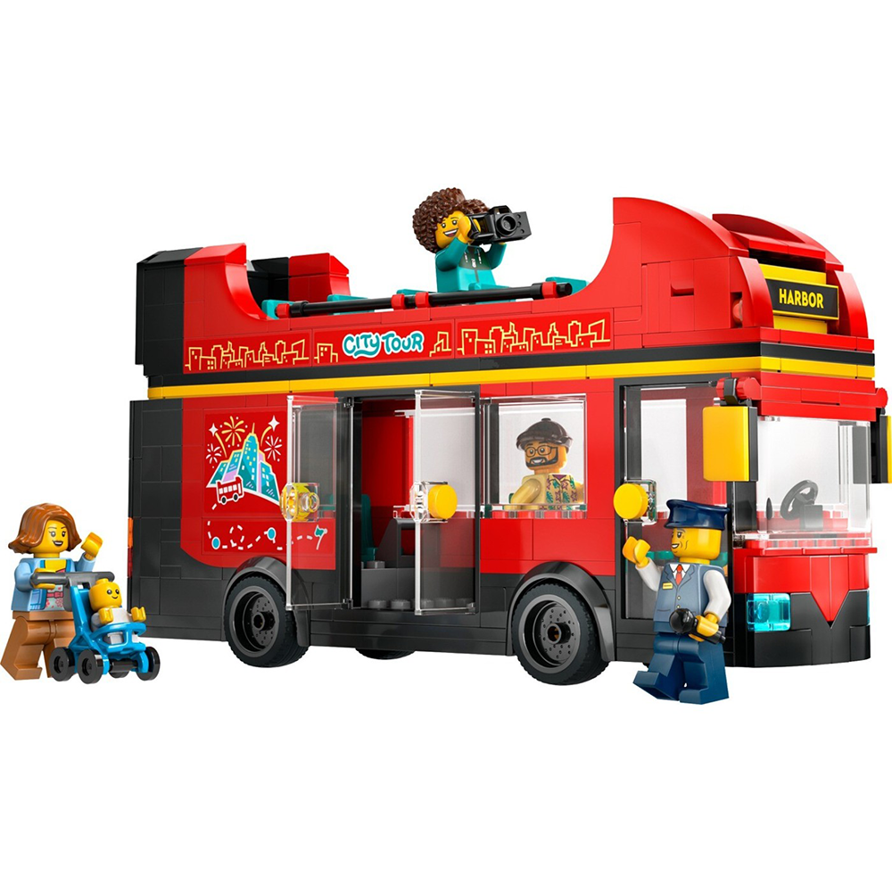 Lego60407 Lego City Red Double-Decker Sightseeing Buspapell.gr