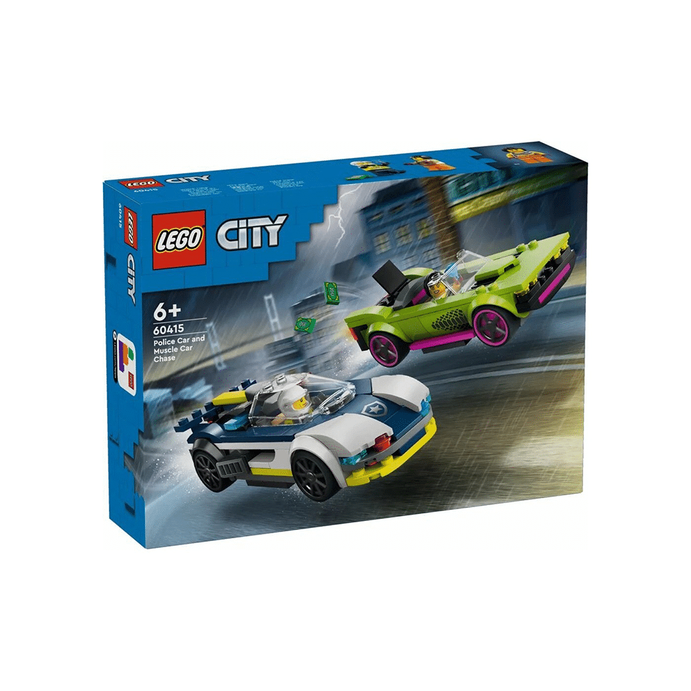 60415 Lego City Police Car And Mucle Car Chase