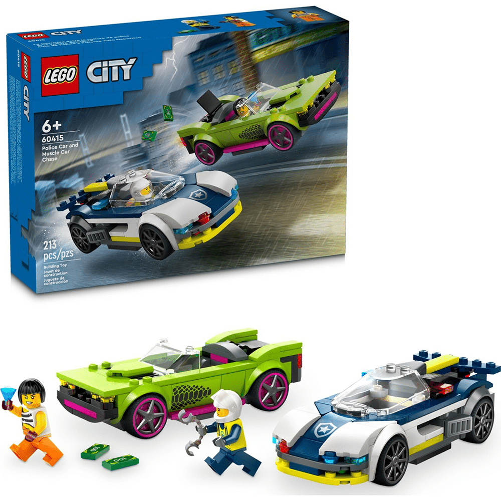 60415 Lego City Police Car And Mucle Car Chase