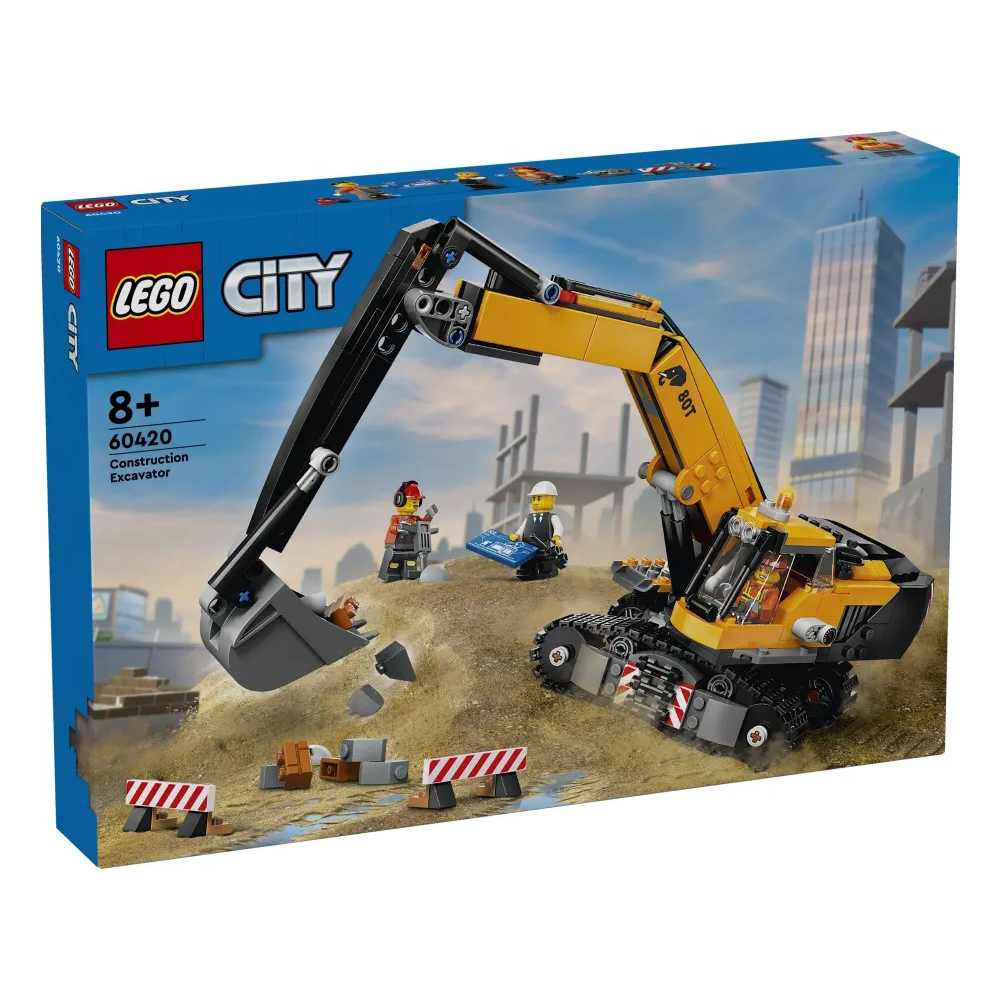 Lego60420 Lego City Yellow Construction Excavatorpapell.gr