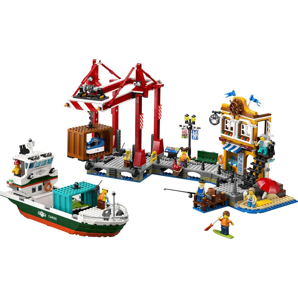 60422 Lego City Seaside Harbor With Cargo Ship