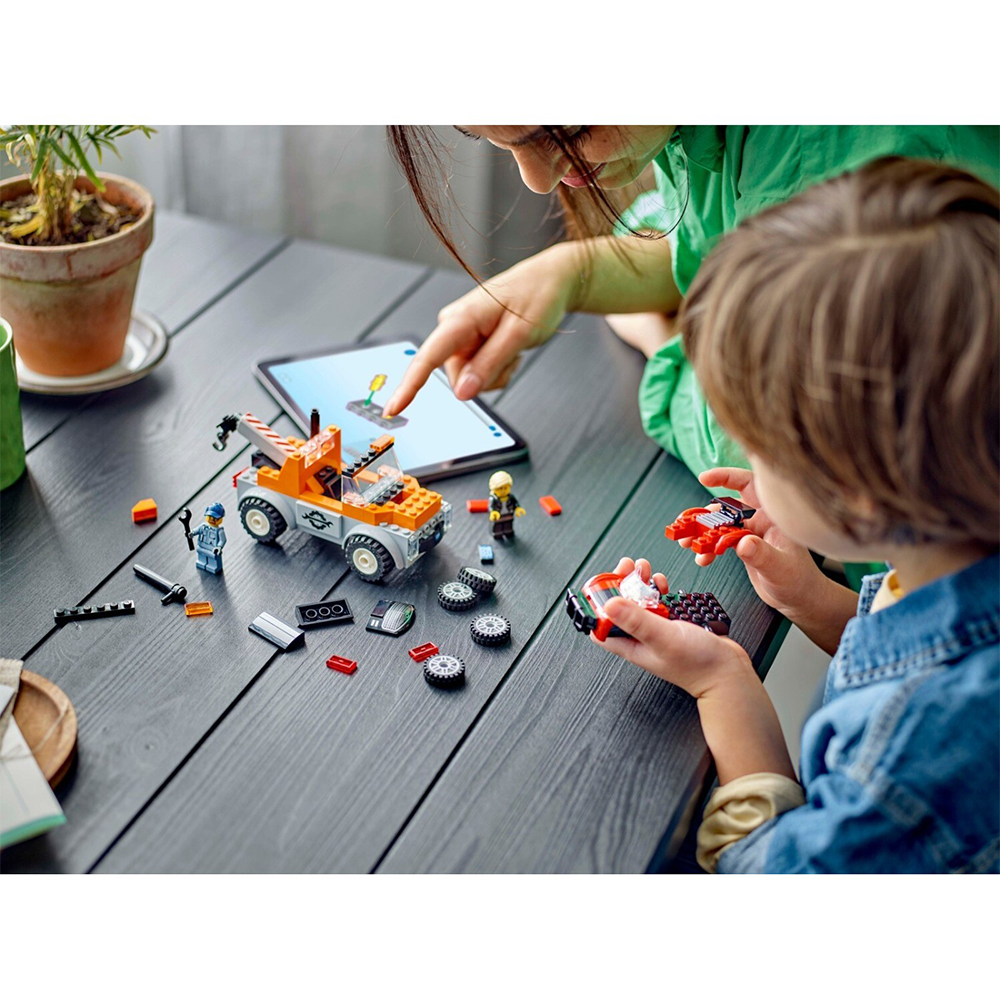 Lego60435 Lego City Ρυμουλκό Φορτηγό Και Επισκευή Σπορ Αυτοκινήτουpapell.gr