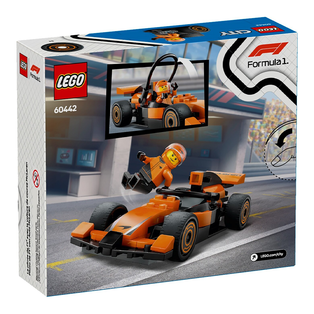 Lego60442 Lego City F1 Driver With McLaren Race Carpapell.gr