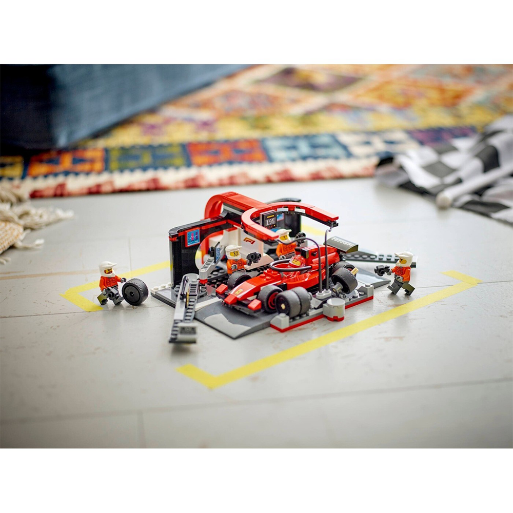 Lego60443 Lego City F1 Pit Stop & Pit Crew With Ferrari Carpapell.gr