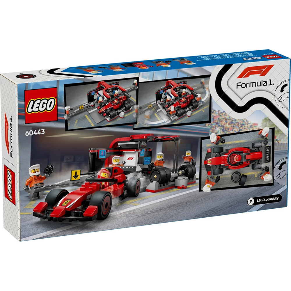 Lego60443 Lego City F1 Pit Stop & Pit Crew With Ferrari Carpapell.gr