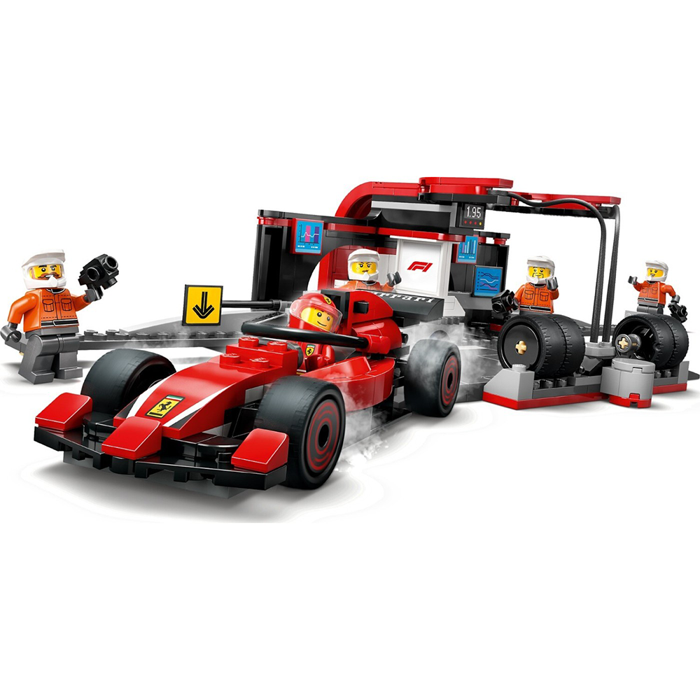 Lego60443 Lego City F1 Pit Stop & Pit Crew With Ferrari Carpapell.gr