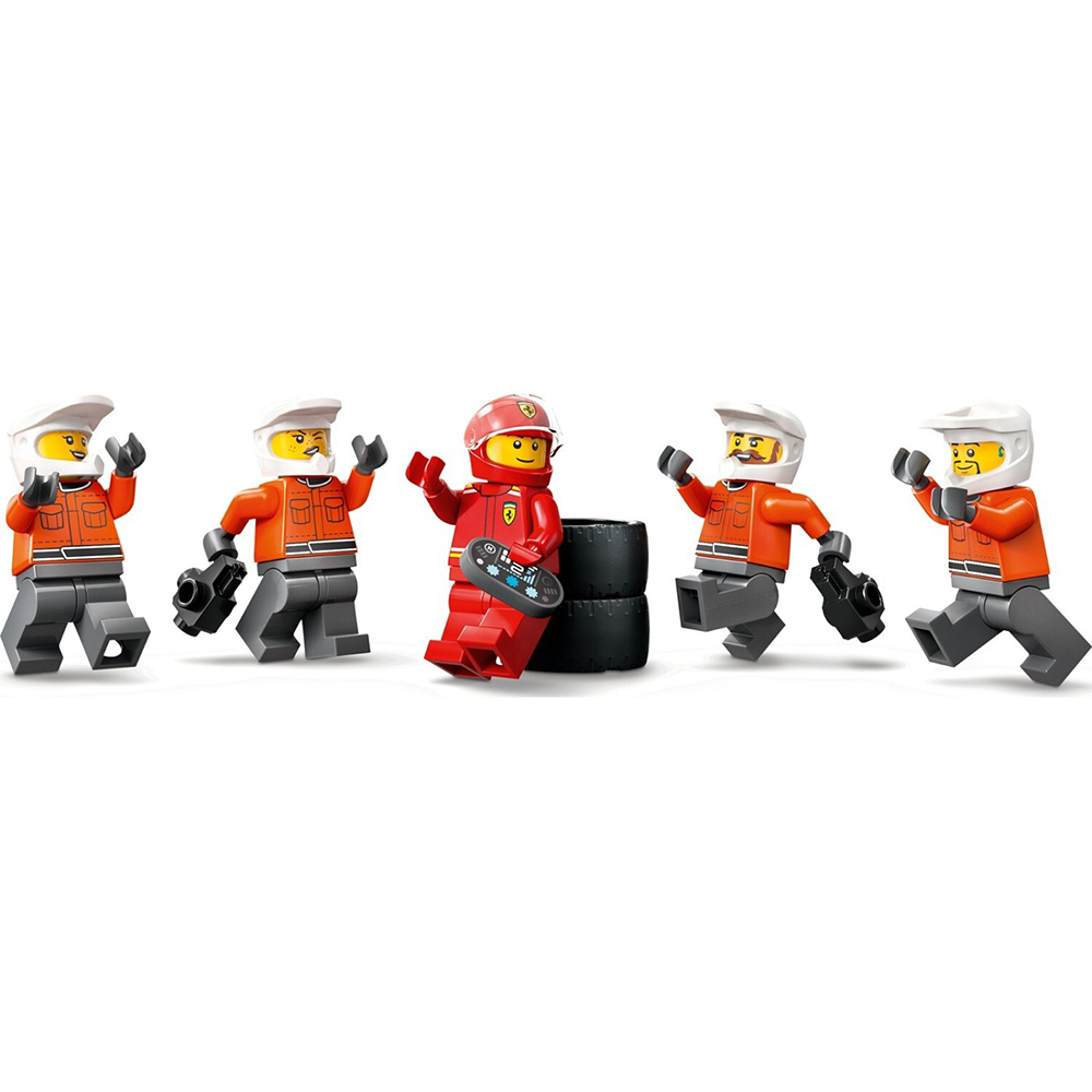 Lego60443 Lego City F1 Pit Stop & Pit Crew With Ferrari Carpapell.gr