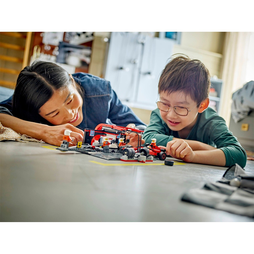 Lego60443 Lego City F1 Pit Stop & Pit Crew With Ferrari Carpapell.gr