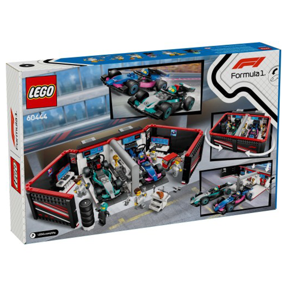 Lego60444 Lego City F1 Garage & Mercedes-AMG & Alpine Carspapell.gr