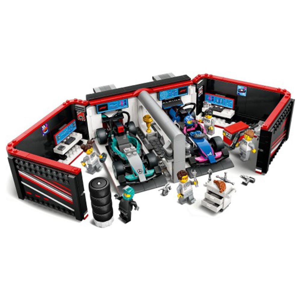 Lego60444 Lego City F1 Garage & Mercedes-AMG & Alpine Carspapell.gr