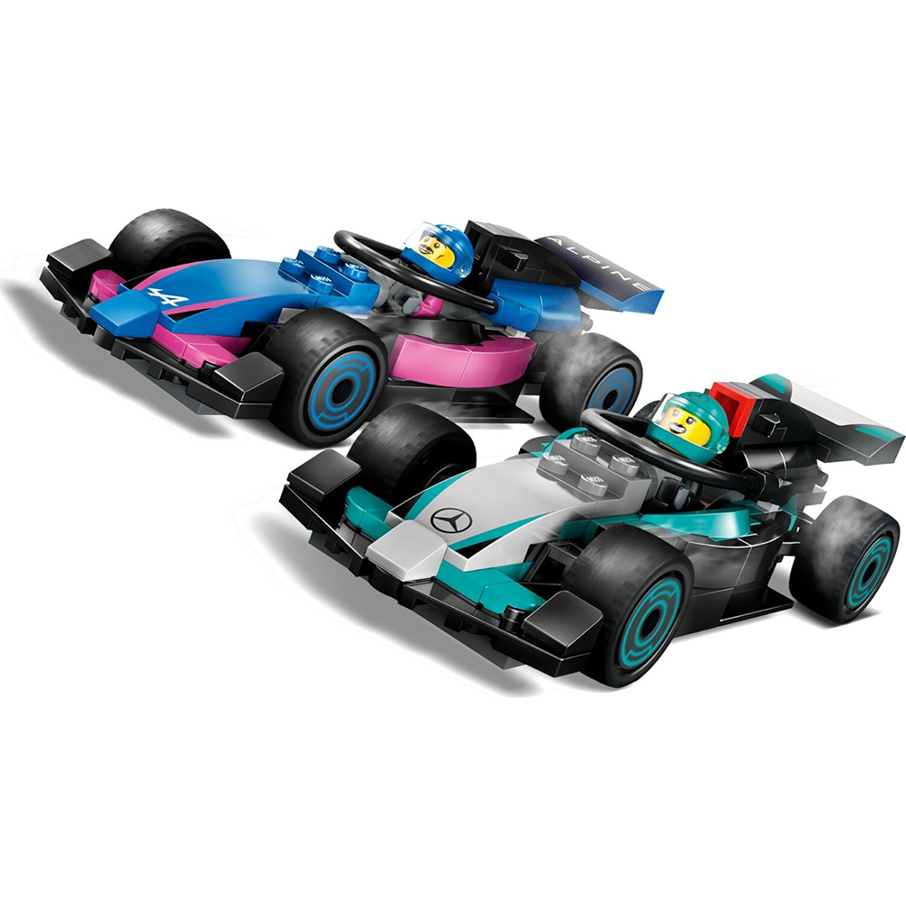 Lego60444 Lego City F1 Garage & Mercedes-AMG & Alpine Carspapell.gr