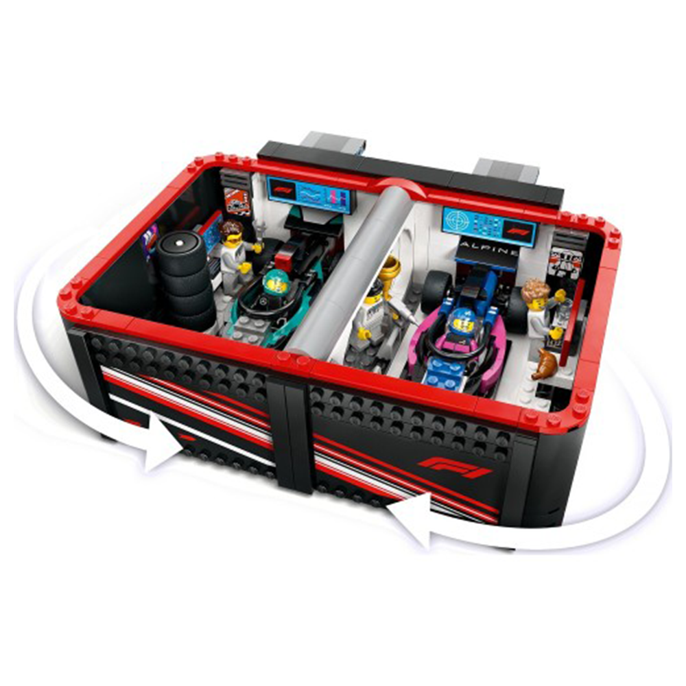 Lego60444 Lego City F1 Garage & Mercedes-AMG & Alpine Carspapell.gr
