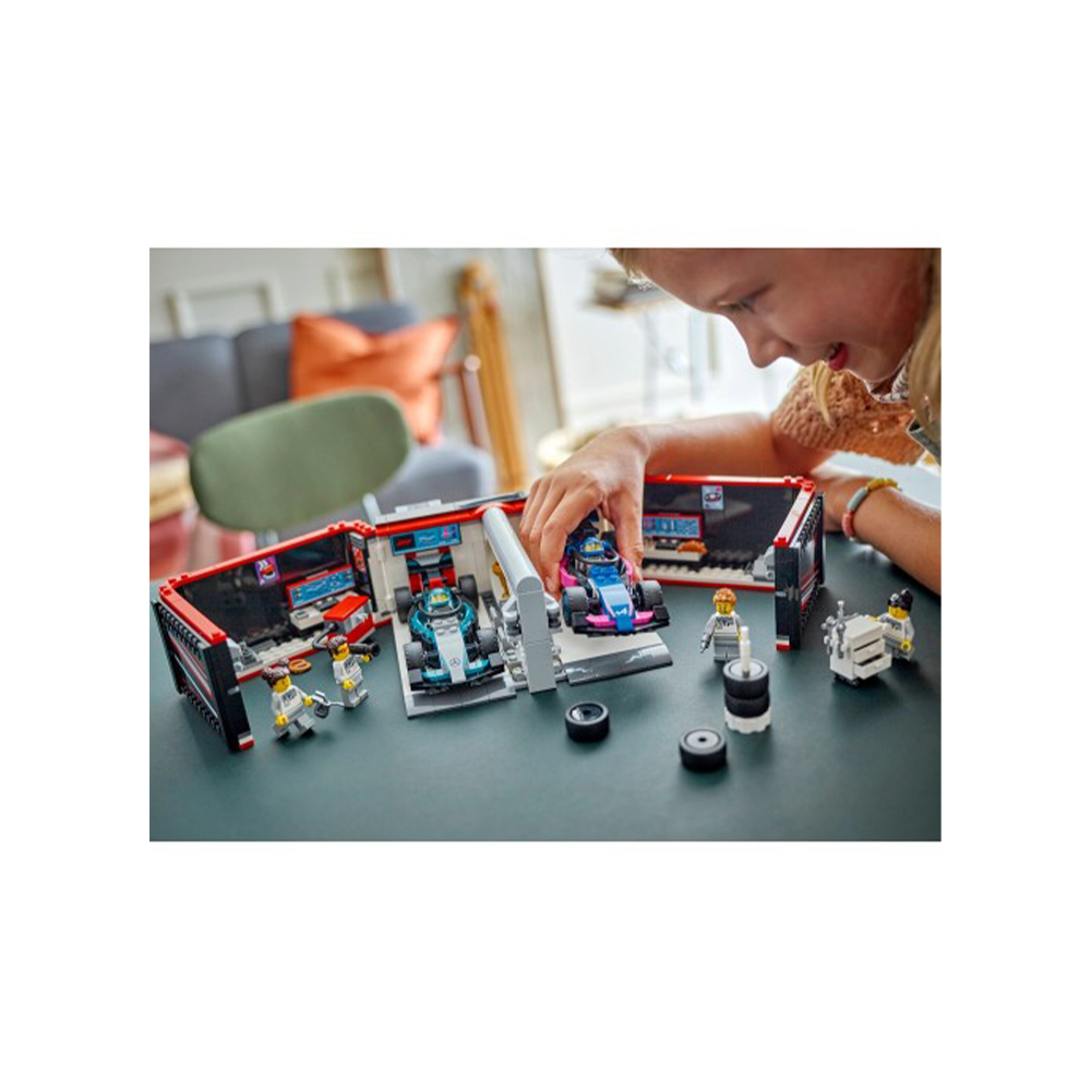 Lego60444 Lego City F1 Garage & Mercedes-AMG & Alpine Carspapell.gr