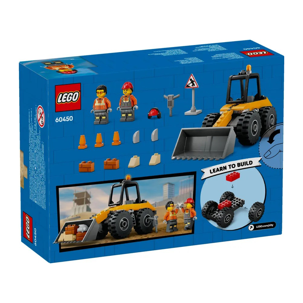 Lego60450 Lego City Yellow Construction Wheel Loaderpapell.gr