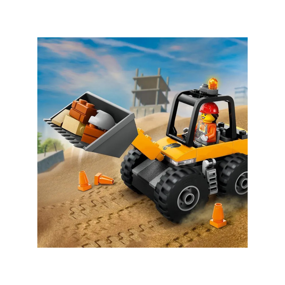 Lego60450 Lego City Yellow Construction Wheel Loaderpapell.gr