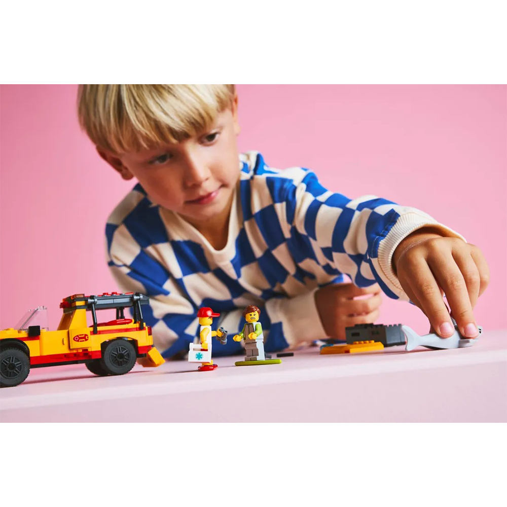 Lego60453 Lego City Lifeguard Beach Rescue Truckpapell.gr
