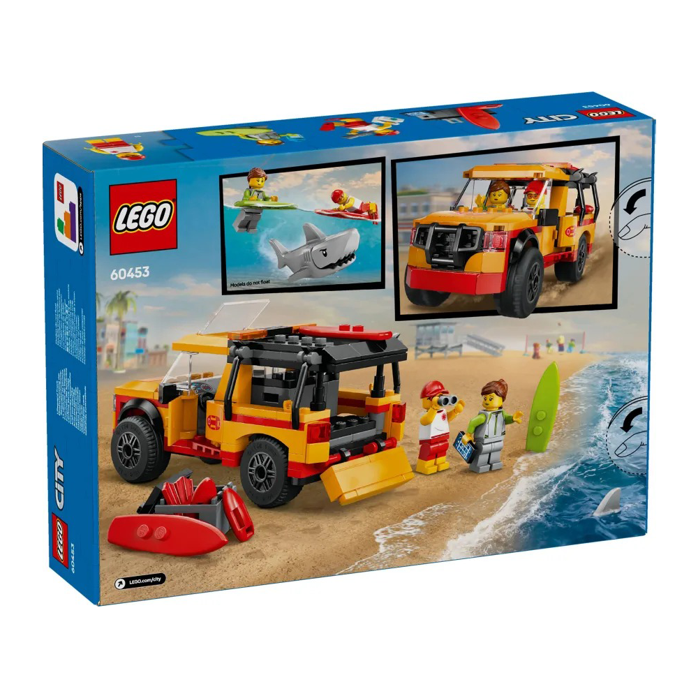 Lego60453 Lego City Lifeguard Beach Rescue Truckpapell.gr