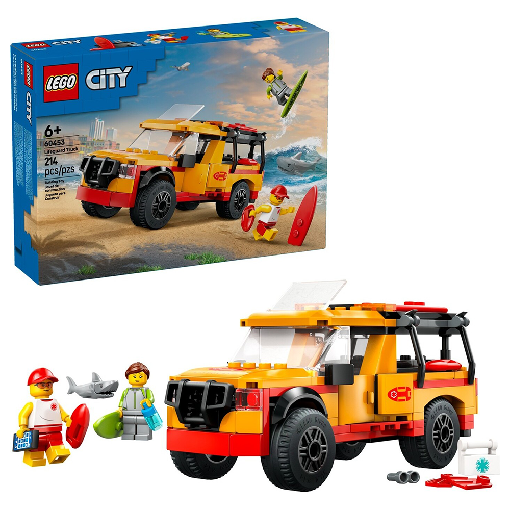 Lego60453 Lego City Lifeguard Beach Rescue Truckpapell.gr