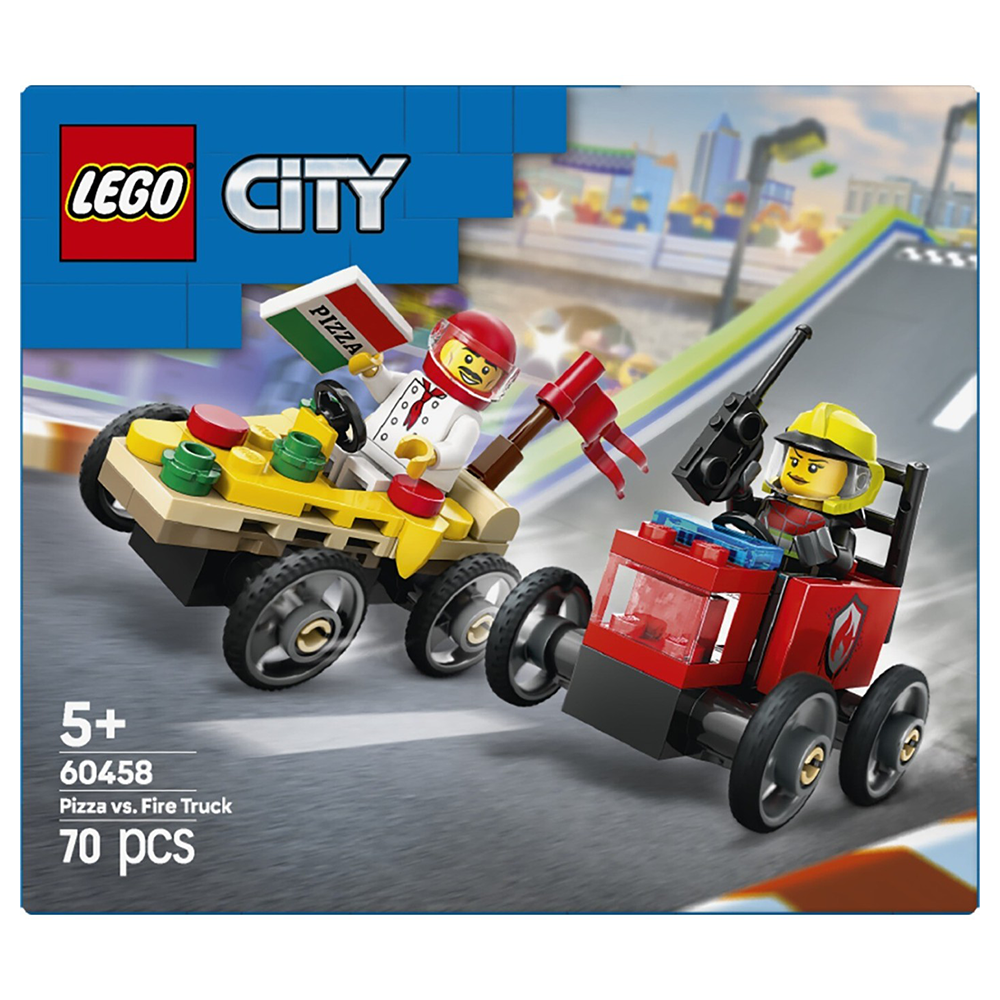 Lego60458 Lego City Pizza Vs Fire Truck Racepapell.gr