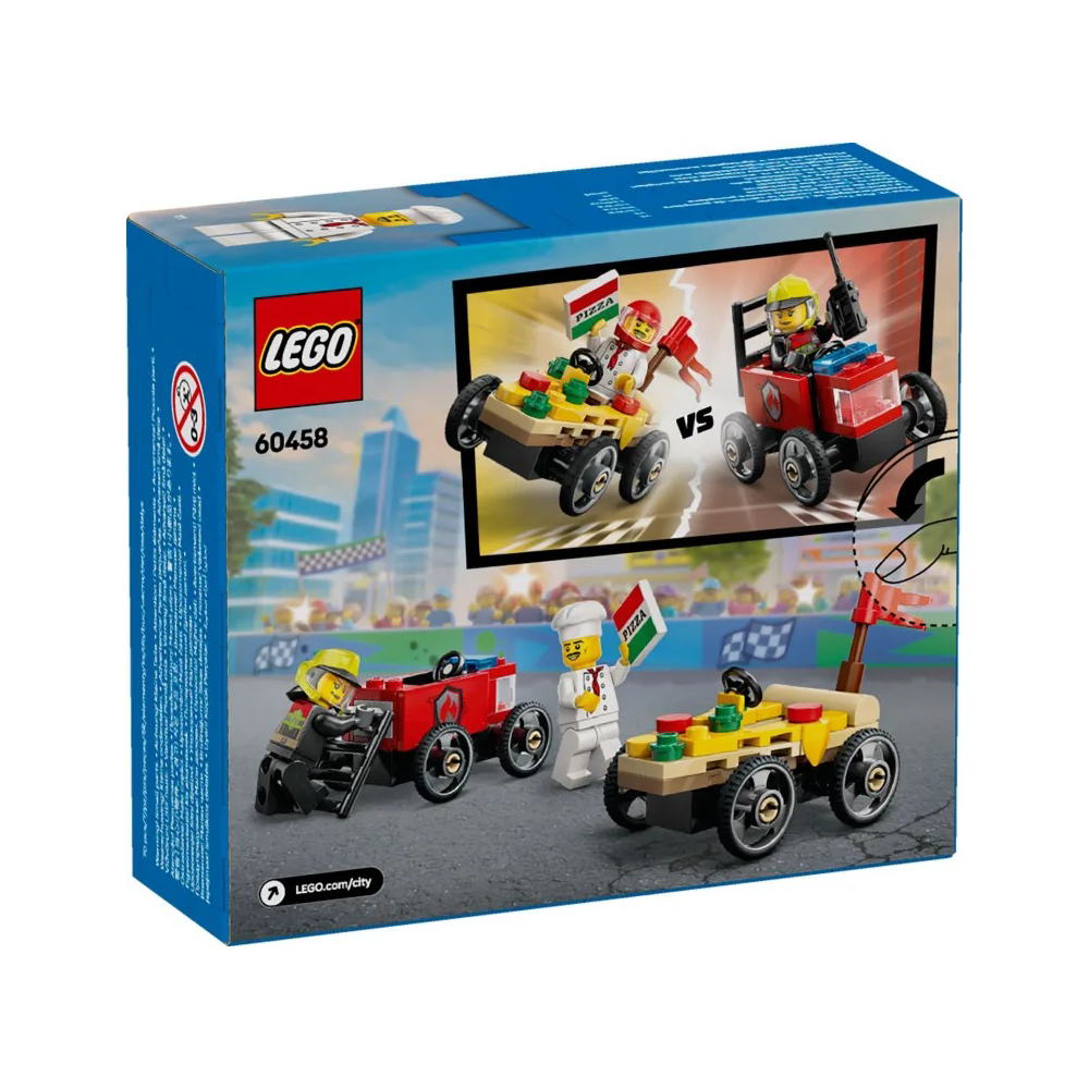 Lego60458 Lego City Pizza Vs Fire Truck Racepapell.gr