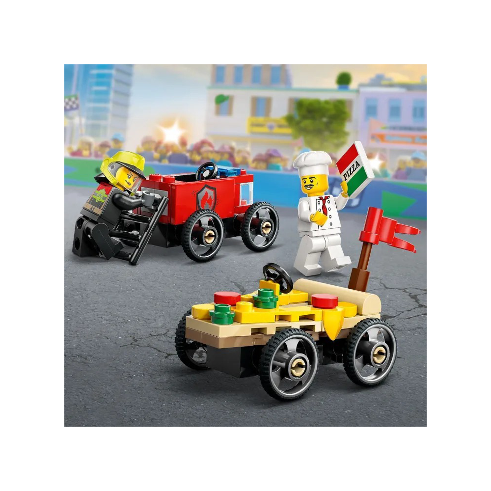Lego60458 Lego City Pizza Vs Fire Truck Racepapell.gr