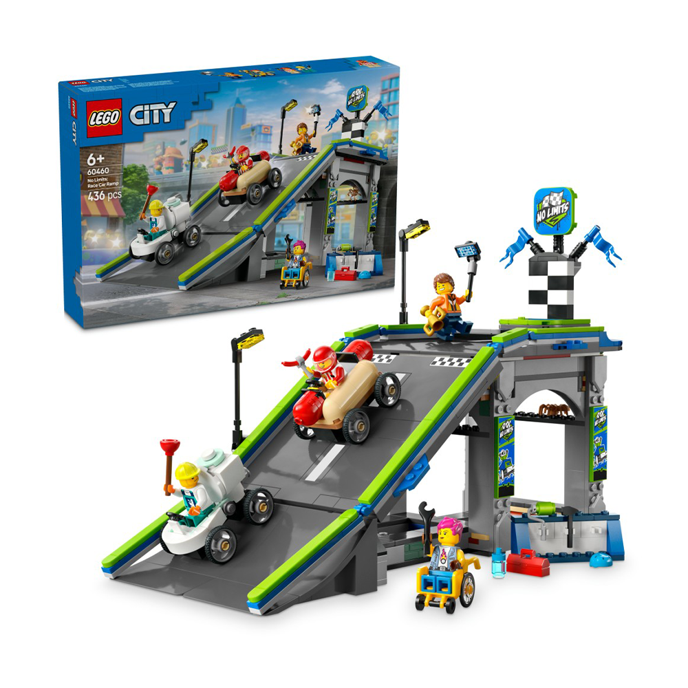 Lego60460 Lego City No Limits: Race Car Ramp Trackpapell.gr