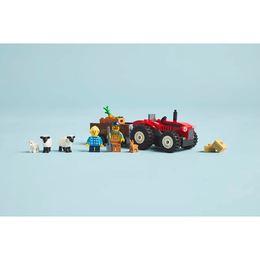 Lego60461 Lego City Red Farm Tractor With Trailer & Sheeppapell.gr
