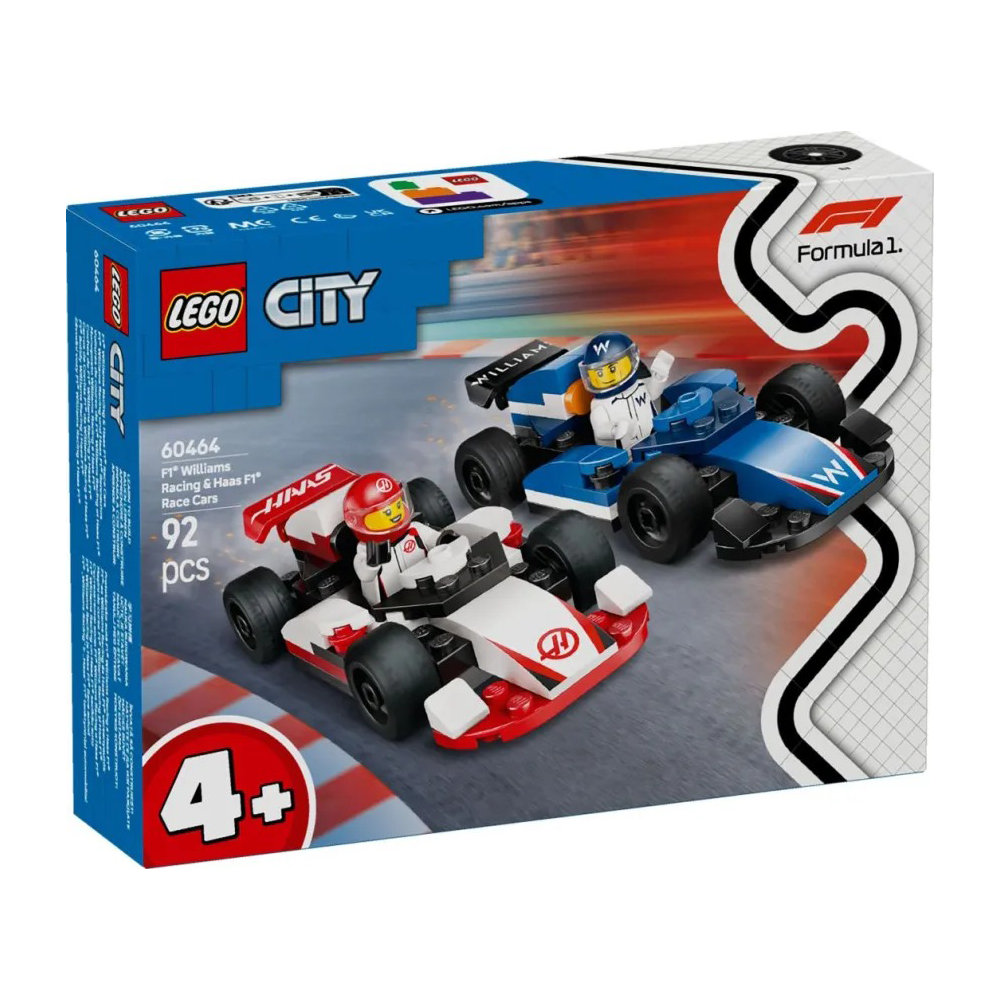 Lego60464 Lego City F1 Williams Racing & Haas F1 Race Carspapell.gr