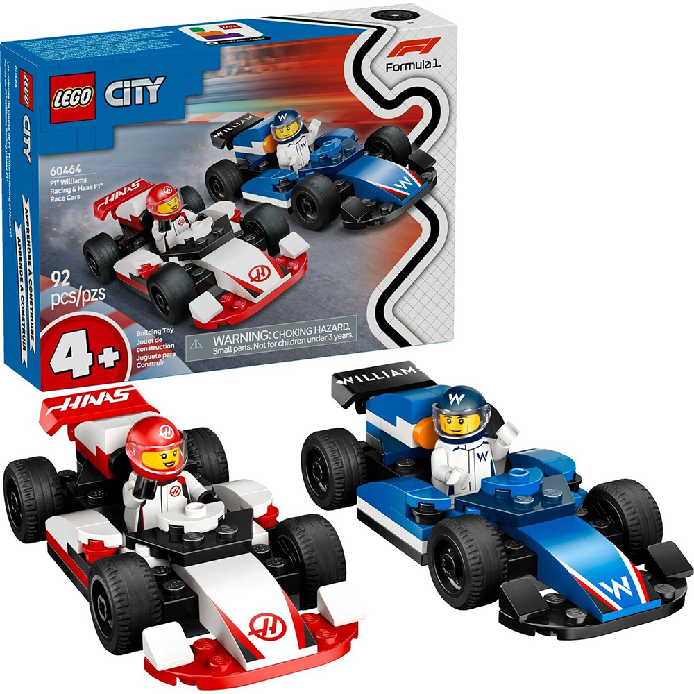 Lego60464 Lego City F1 Williams Racing & Haas F1 Race Carspapell.gr