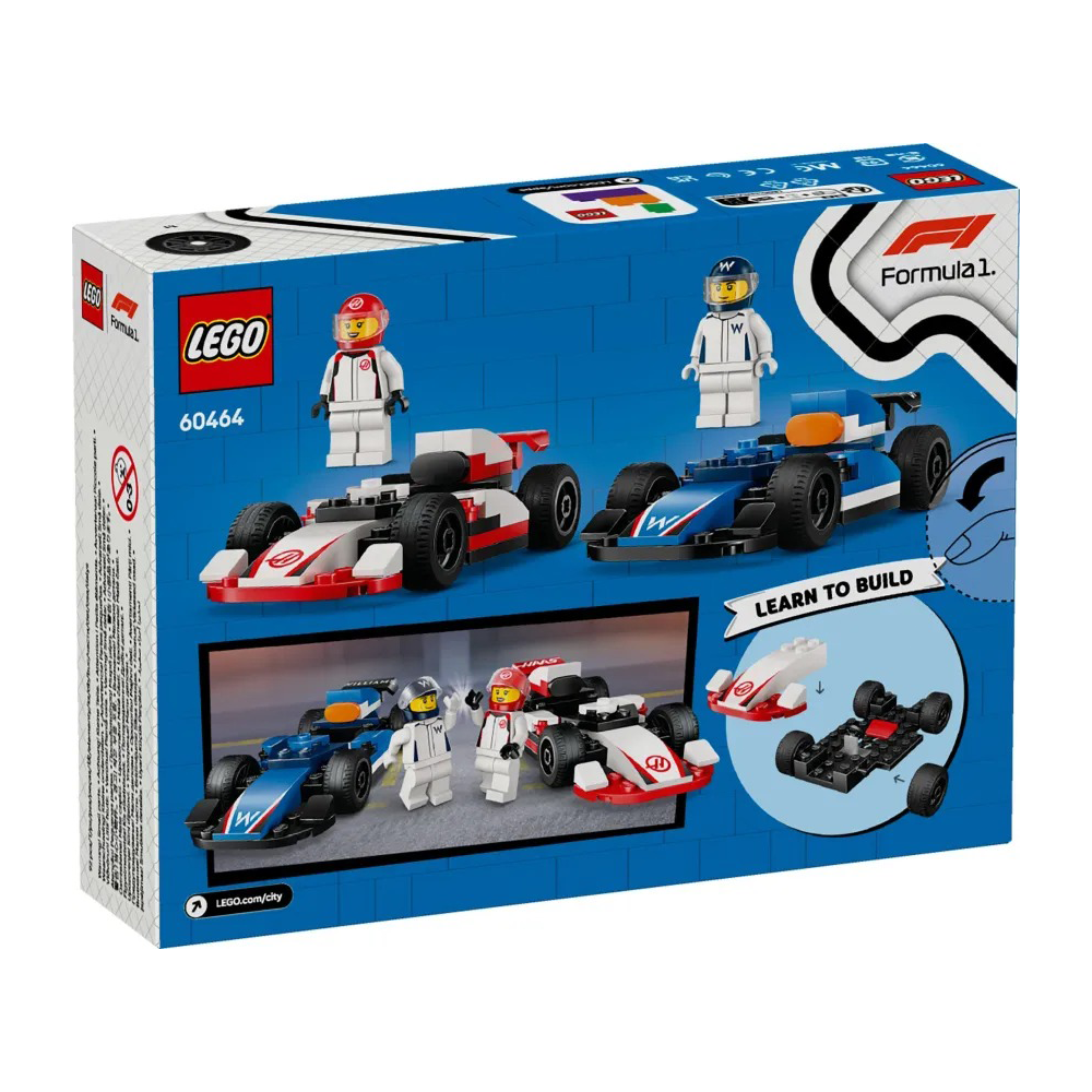 Lego60464 Lego City F1 Williams Racing & Haas F1 Race Carspapell.gr