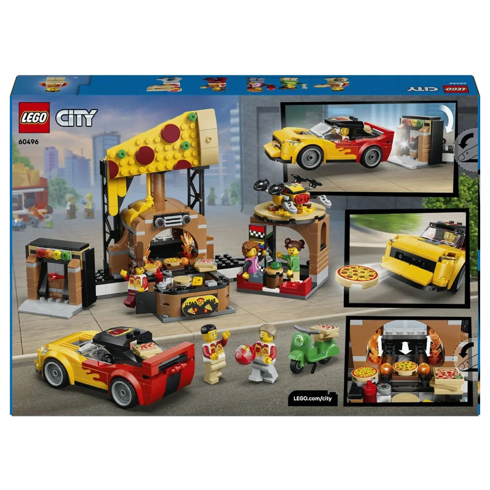 60496 Lego City  Pizza Delivery Experience With Vehicles