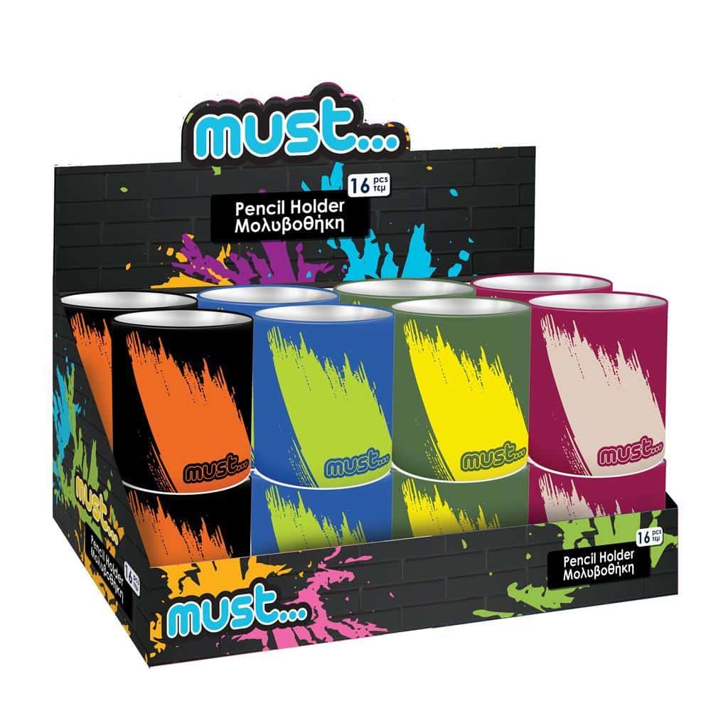 Must TeamMust Team Μολυβοθηκη Μεταλλικη 10X11 Εκ 4 Χρωματαpapell.gr