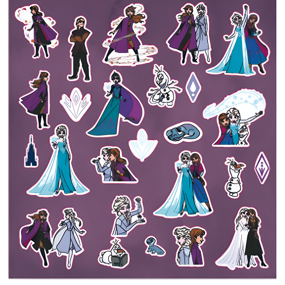 Frozen Album Αυτοκολλητα 20Χ21Cm 12Φ