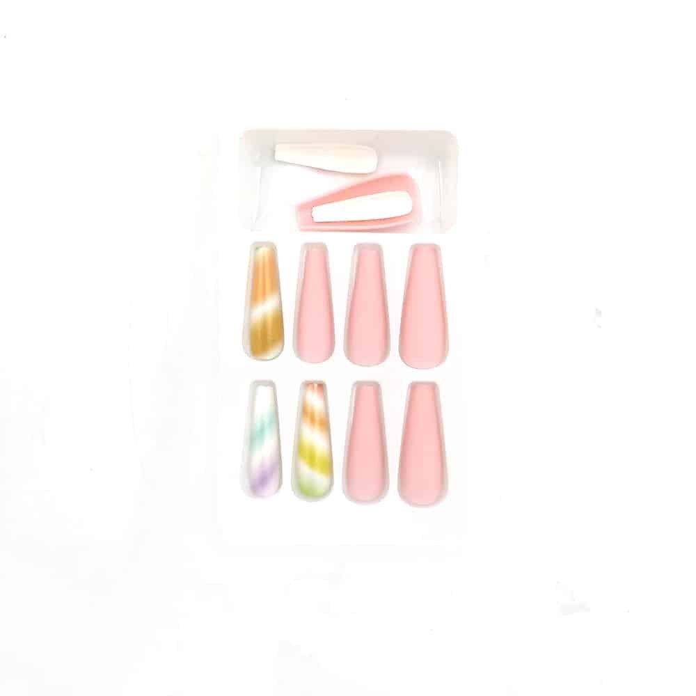 Nail Fairy Premium Series Short 12 Nails Πολυχρωμα