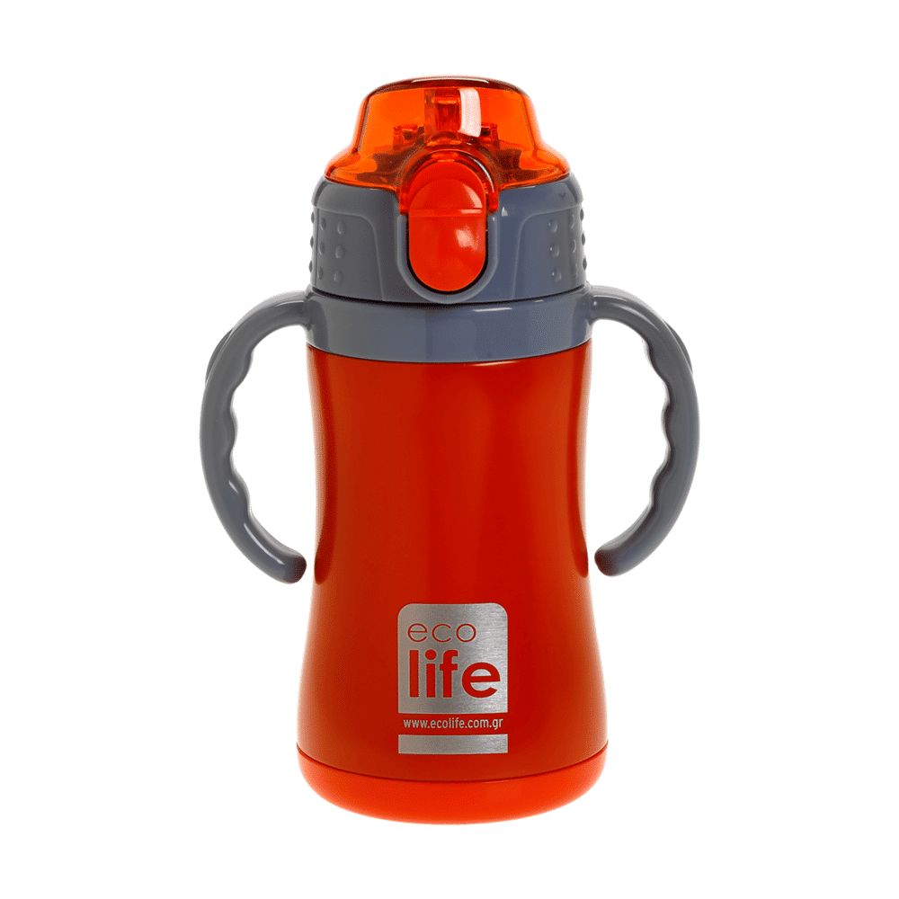 ECOLIFEEcolife Μεταλλικό Θερμός Παιδικό Κόκκινο 300 mlpapell.gr