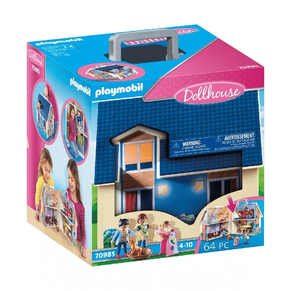 Playmobil70985 Playmobil Dollhouse Μοντέρνο Κουκλόσπιτο Βαλιτσάκιpapell.gr