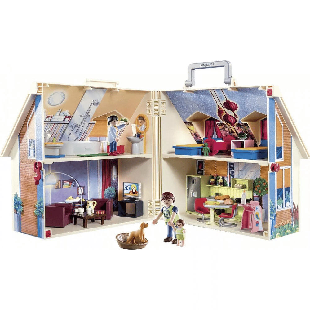 Playmobil70985 Playmobil Dollhouse Μοντέρνο Κουκλόσπιτο Βαλιτσάκιpapell.gr