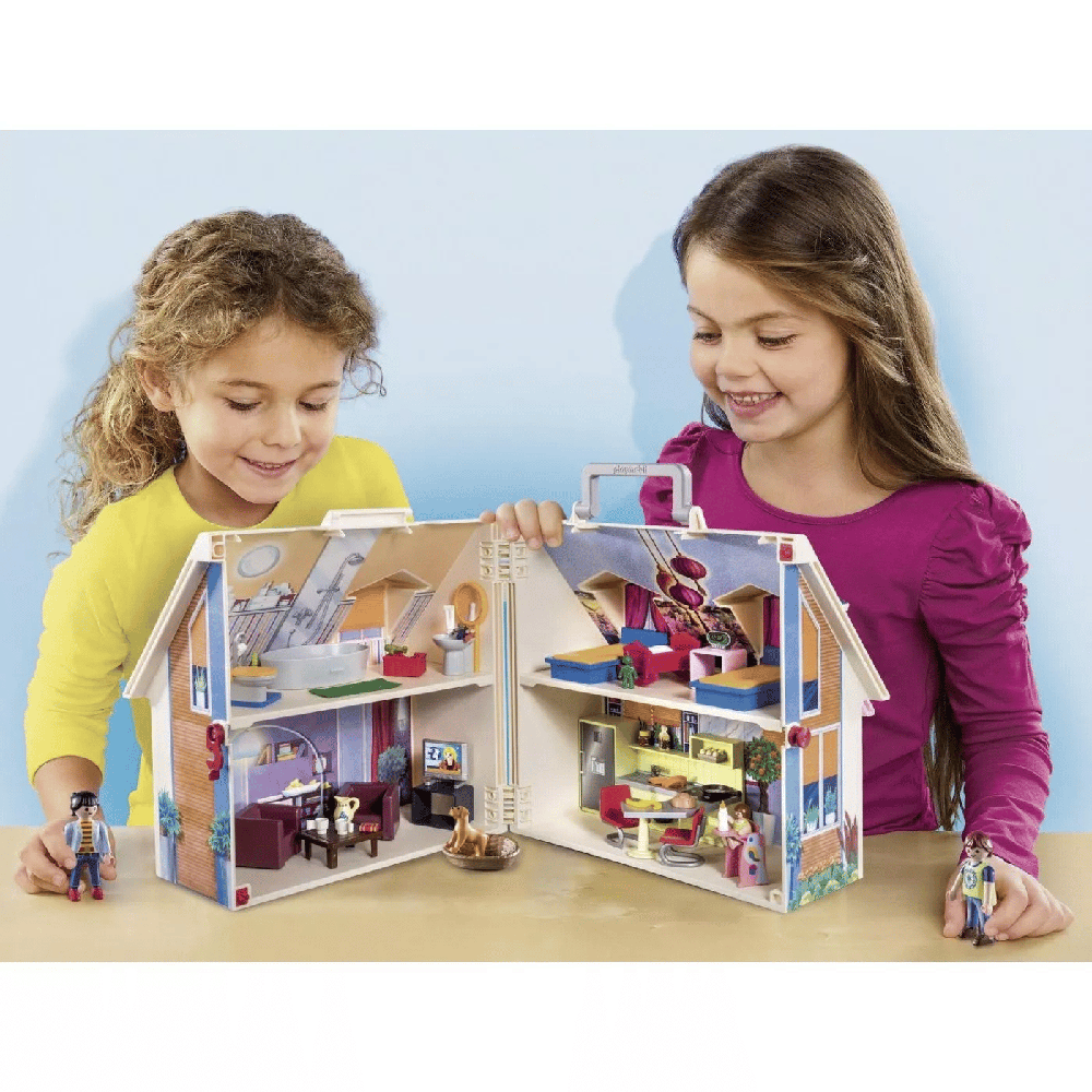 Playmobil70985 Playmobil Dollhouse Μοντέρνο Κουκλόσπιτο Βαλιτσάκιpapell.gr