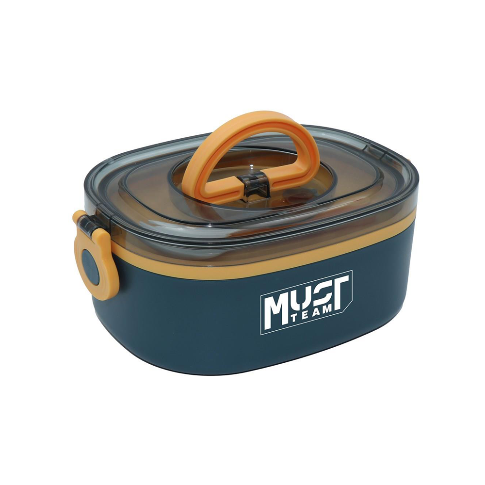 MUSTΦαγητοδοχείο Ανοξείδωτο 750ml 2 Σε 1  Με Πιρούνι-κουτάλι 2 Χρώματα Mustpapell.gr