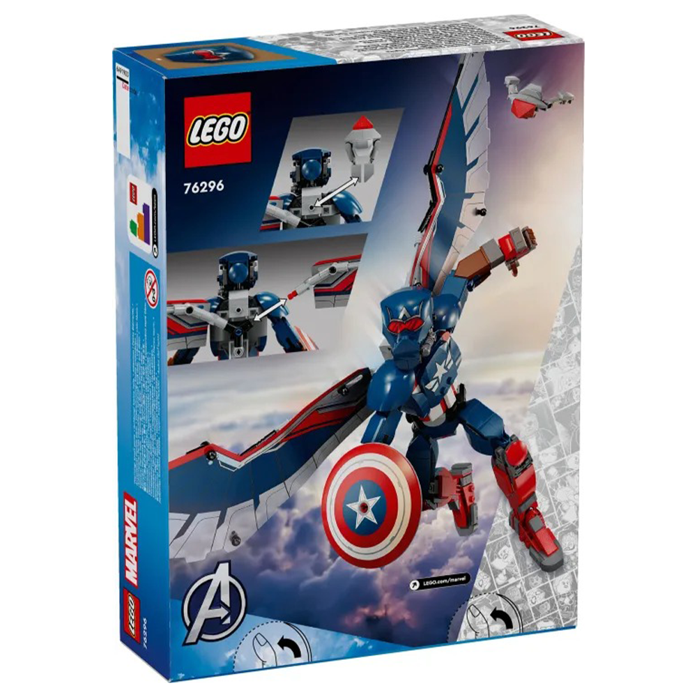 Lego76296 Lego Super Heroes New Captain America Construction Figurepapell.gr
