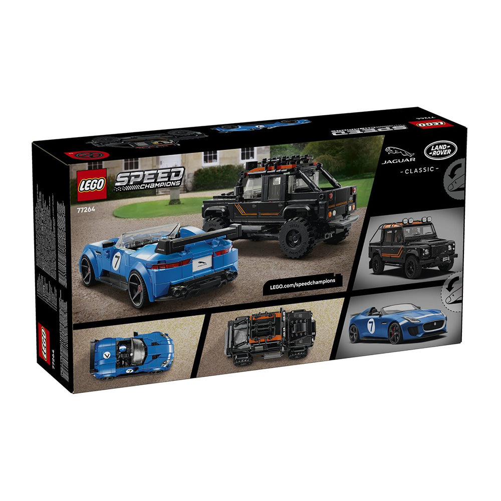 77264 Lego Speed Champions Jaguar Project 7 & Land Rover Defender