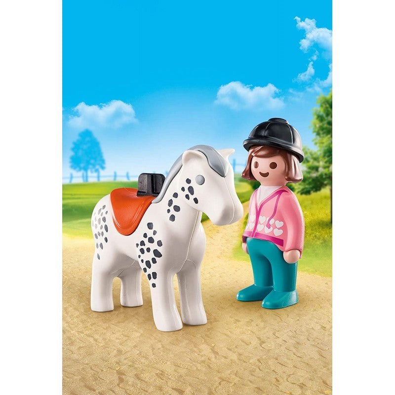 70404 Playmobil Αναβατρια Με Αλογο
