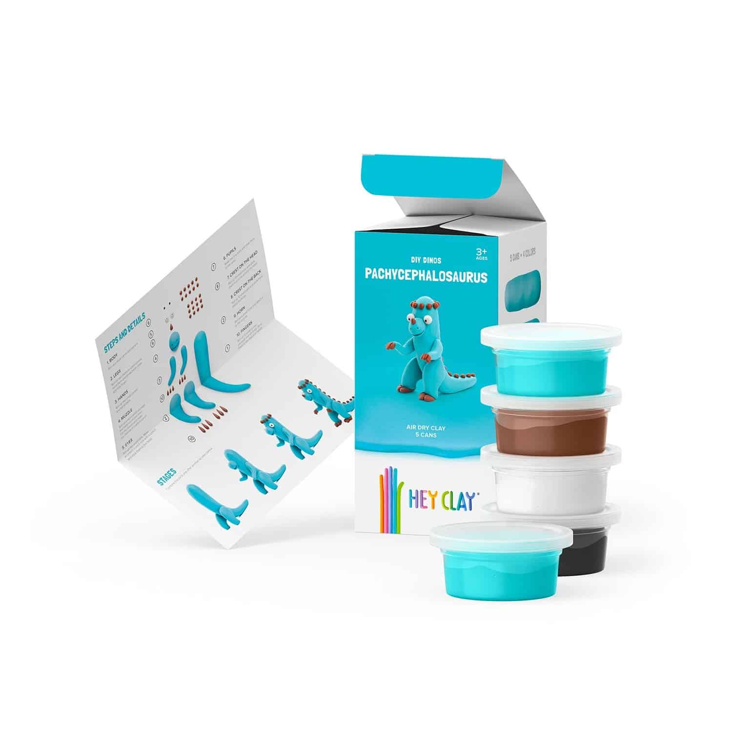 Hey Clay Claymates Pachycephalosaurus