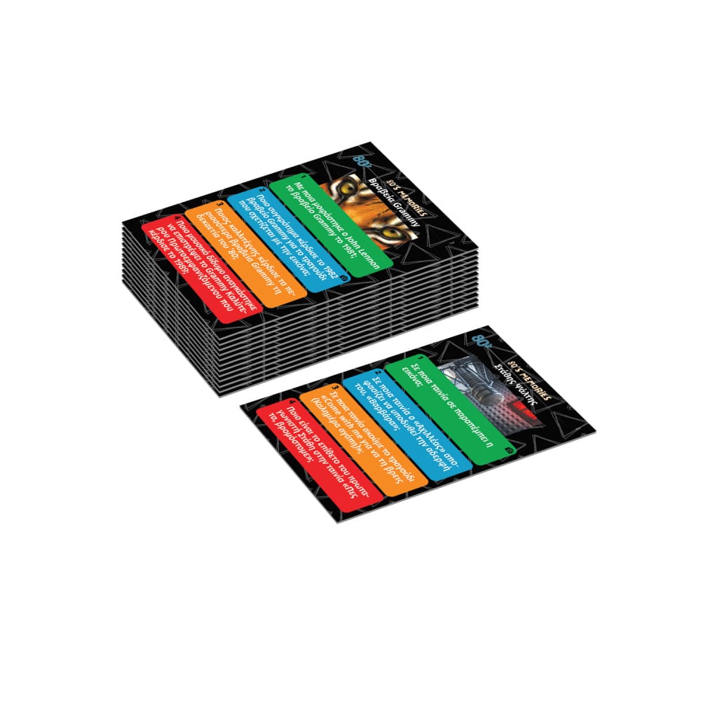 DESYLLAS GAMESΠοιος Που Πoτε Γιατi Party Edition 80S Memoriespapell.gr