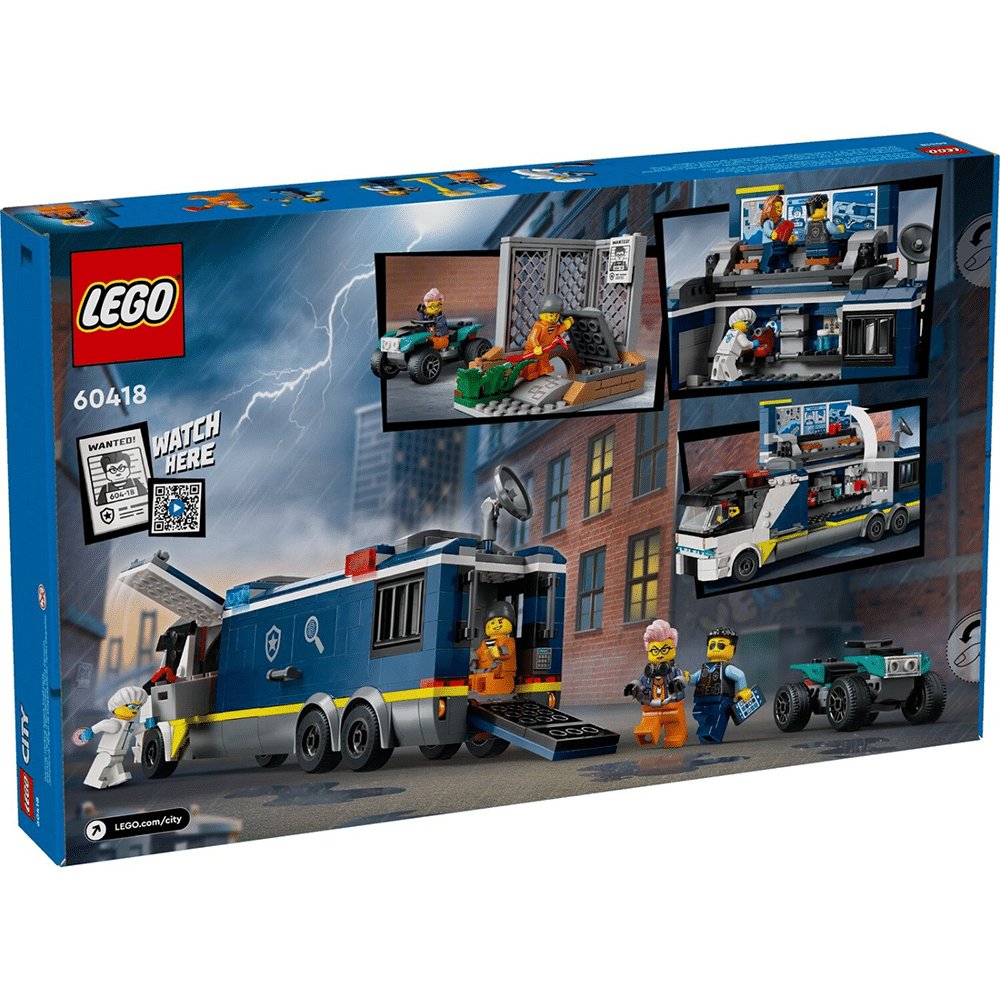 60418 Lego City Police Mobile Crime Lab Truck