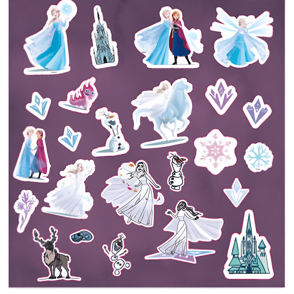 Frozen Album Αυτοκολλητα 20Χ21Cm 12Φ