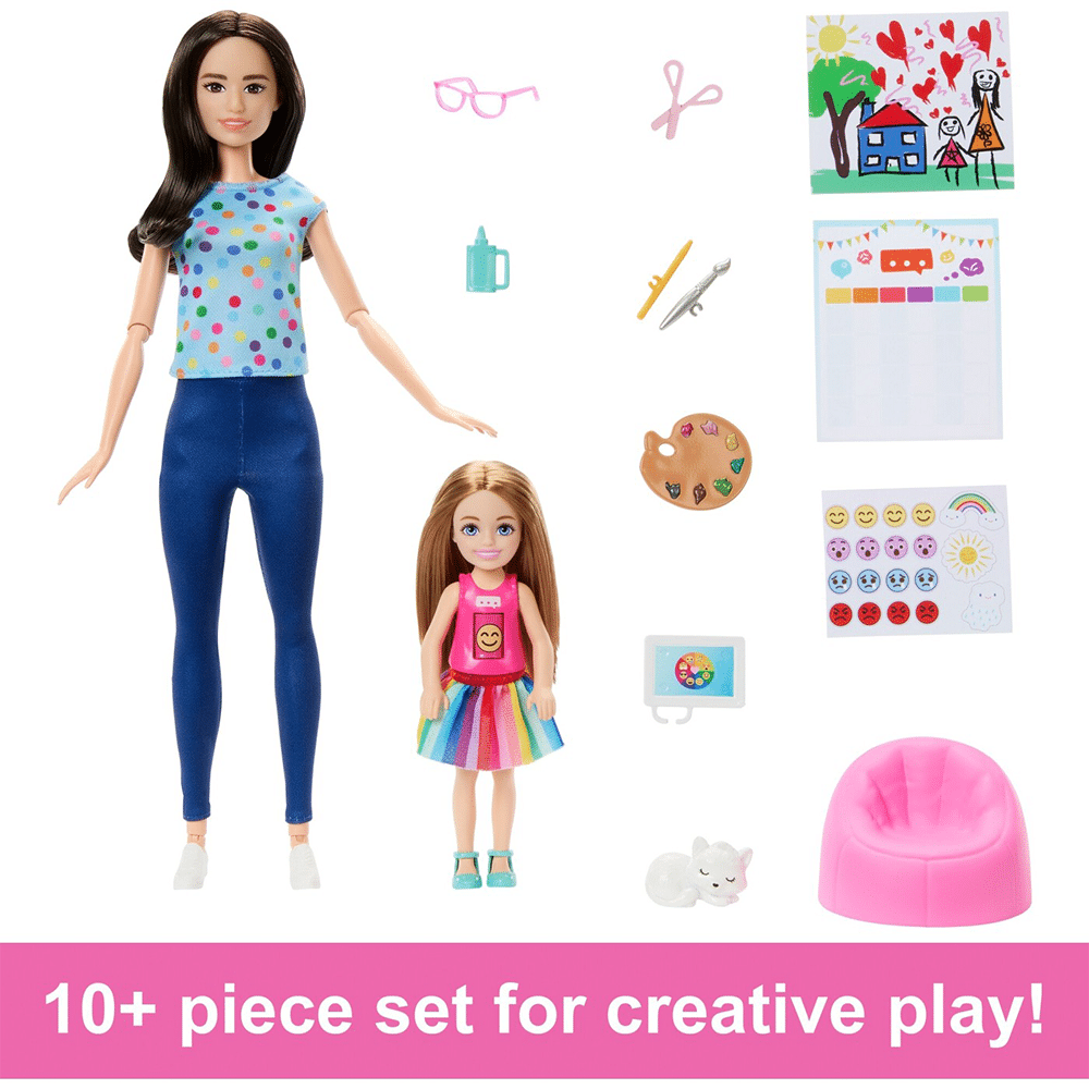 BarbieMattel Barbie Kαι Chelsea Δασκaλα Καλλιτεχνικωνpapell.gr