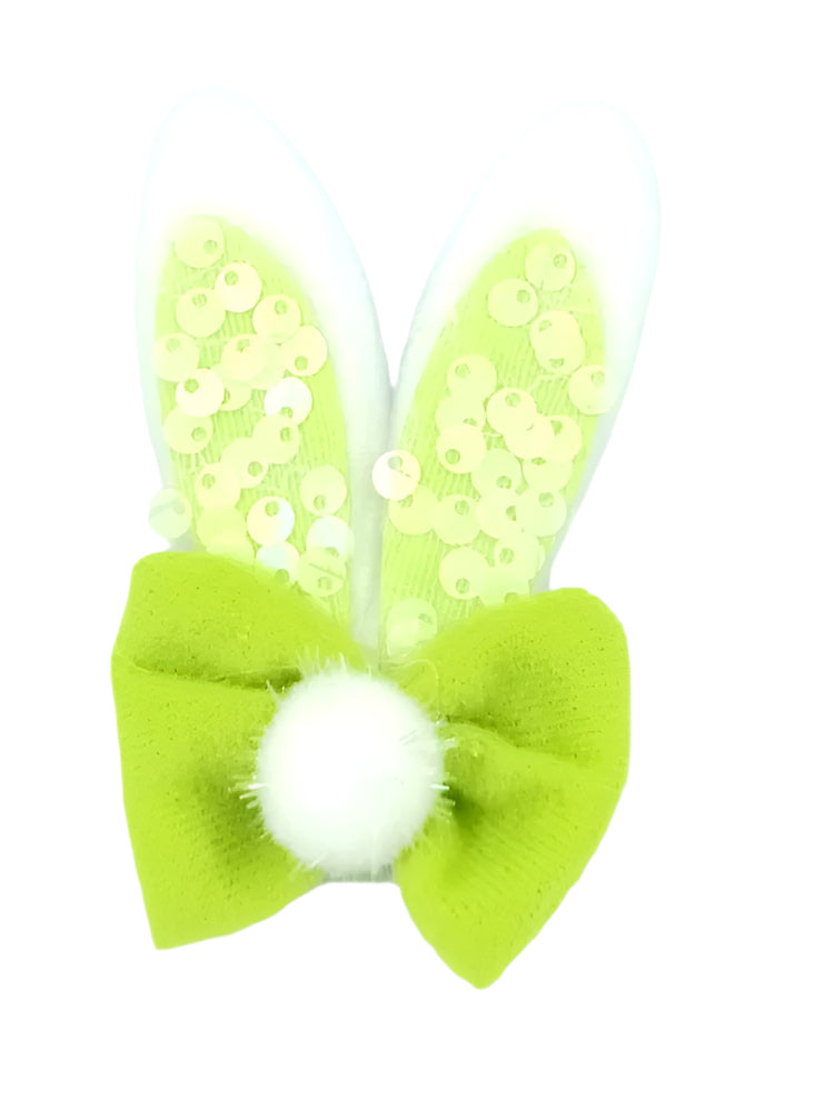 Κλιπ Μαλλιων Αυτια Λαγου Με Πουλιες Και Φιογκακι